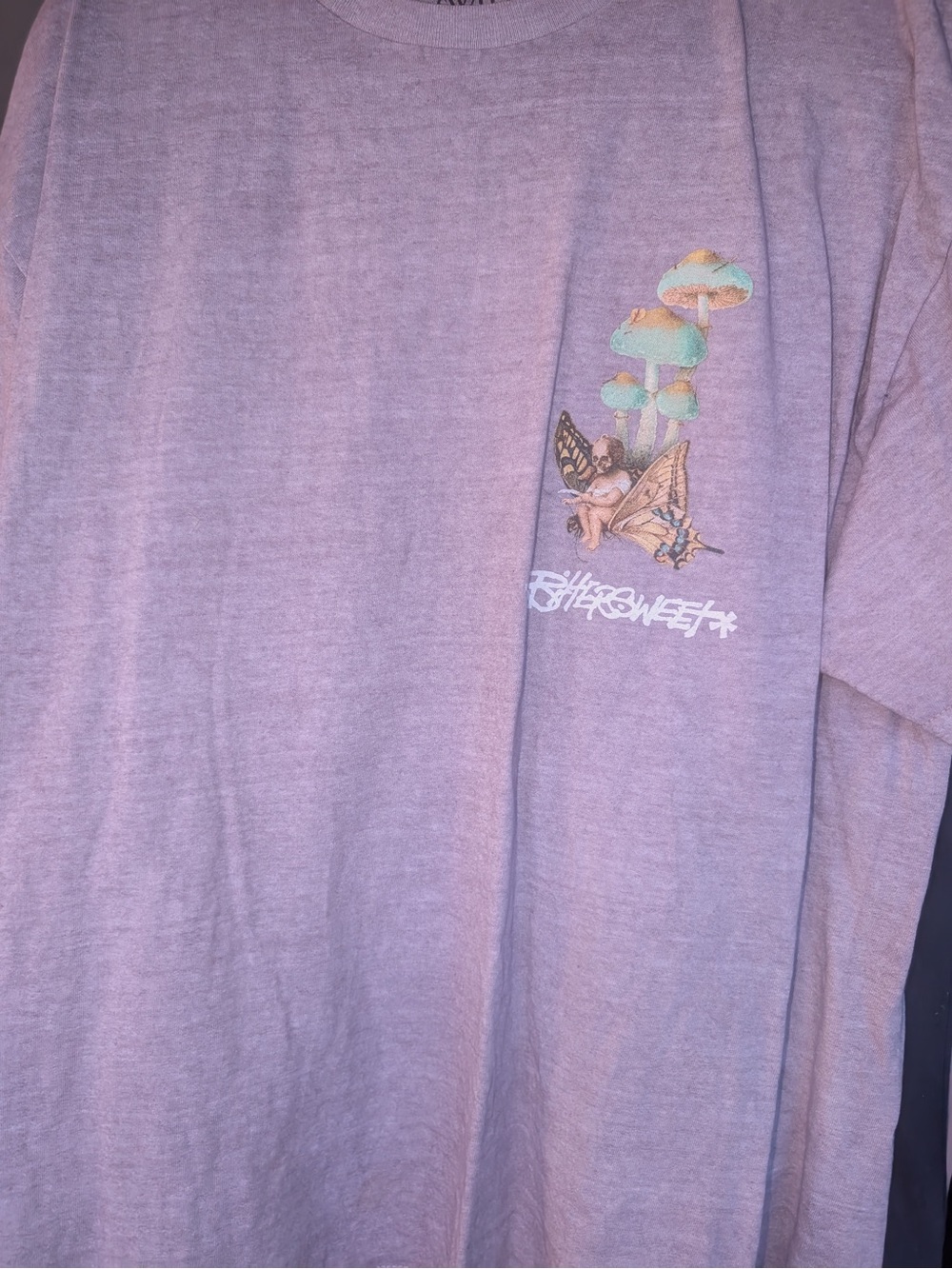 Billabong Lavender Graphic Short Sleeve Tee